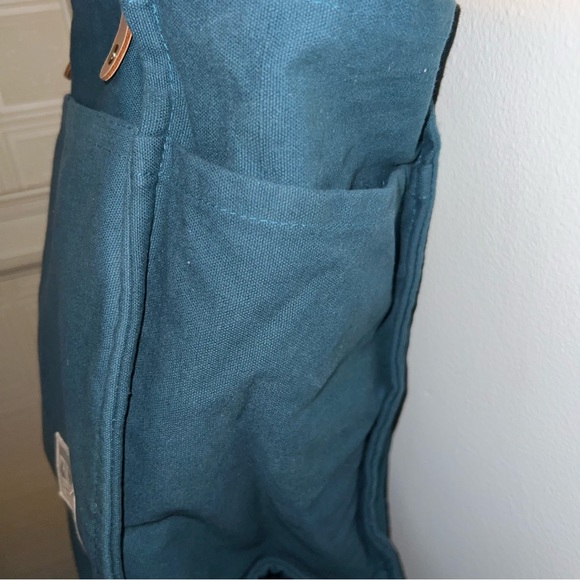 FEED Projects Canvas Market Tote Sea Blue. Excellent condition - Picture 6 of 8